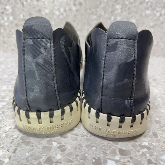 Ilse Jacobsen Tulip Shoes Women’s 10 Navy Blue Slip On Perforated Flats‎ Comfort - Picture 3 of 13